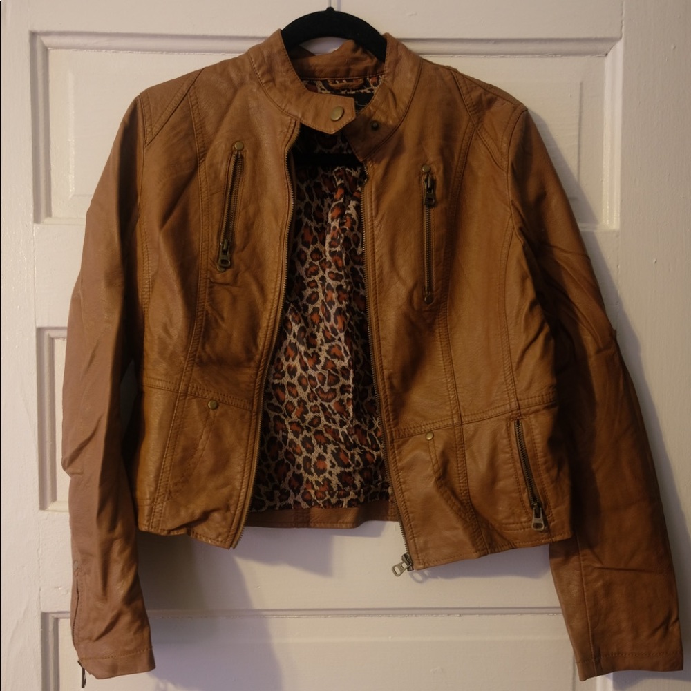Faux Leather Jacket